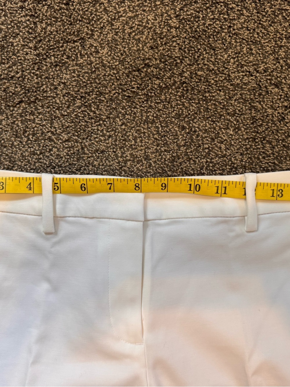 Loft NWTS Riveria White Cropped Dress Pants Size 2P Slim Tailored Legs Pockets - Picture 12 of 14